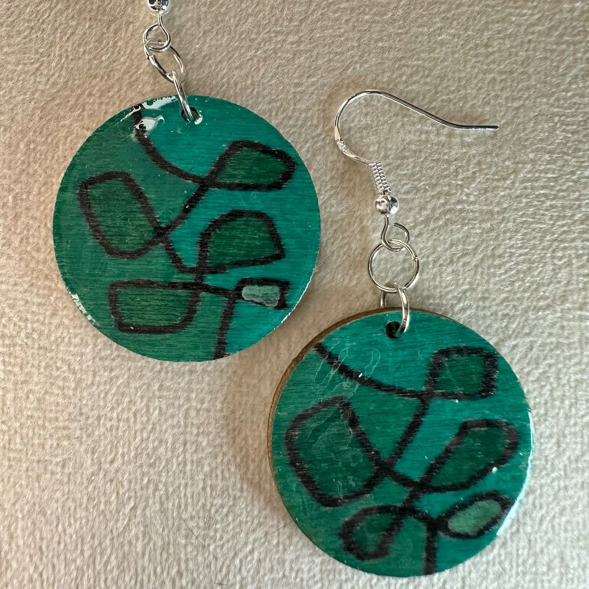 Stay Kind Be Kind Handmade Wooden Earrings
