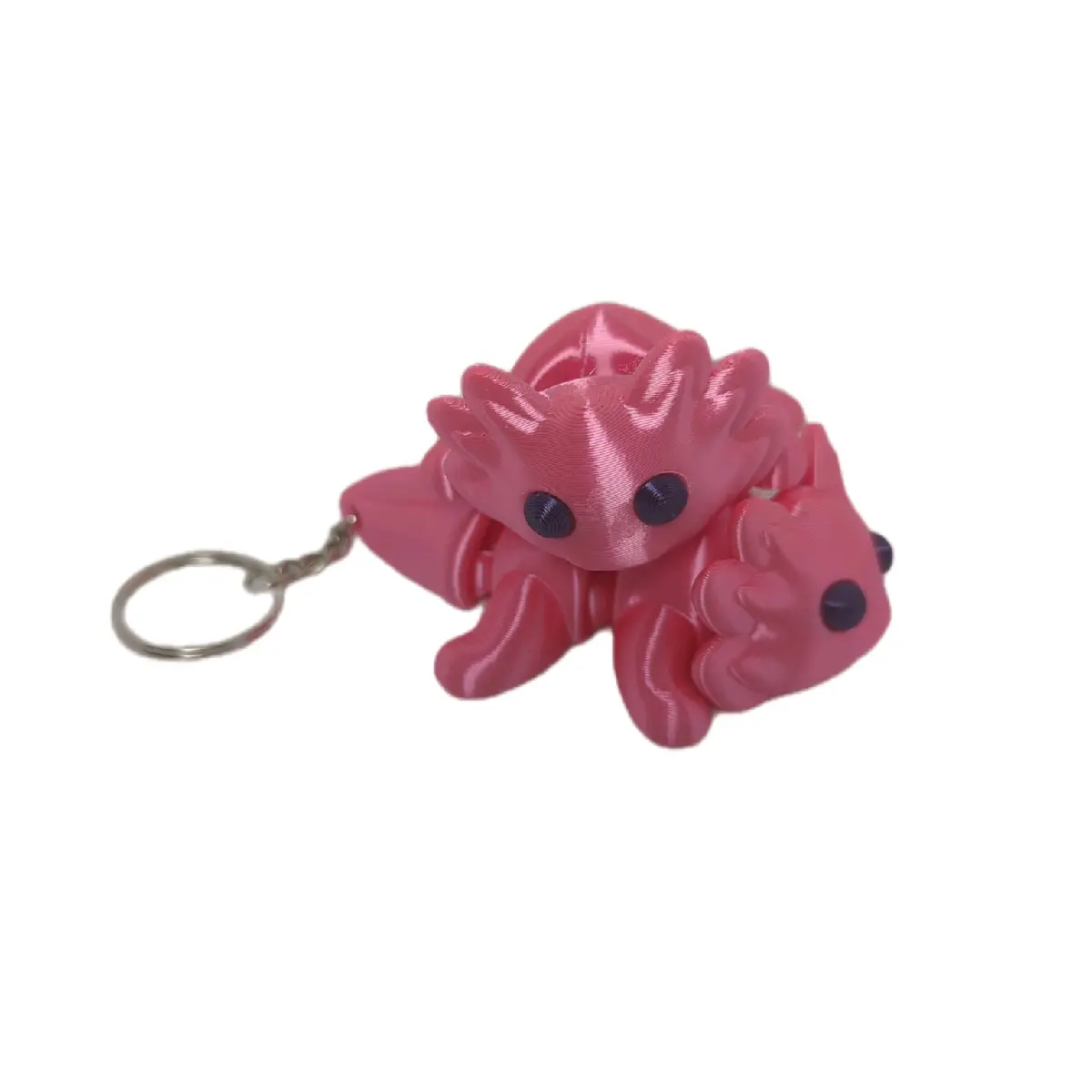 3D Axolotl Keychain - Perfect for Carrying Keys in Style