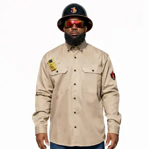 Proactive FR Solid FR Work Shirt -Khaki