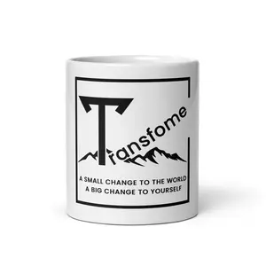 Reminder Cup 11 oz - Reusable Washable Drinkware for Tea & Coffee - Eco-Friendly & Safe - Dishwasher & Microwave Safe - Motivational Daily Reminder
