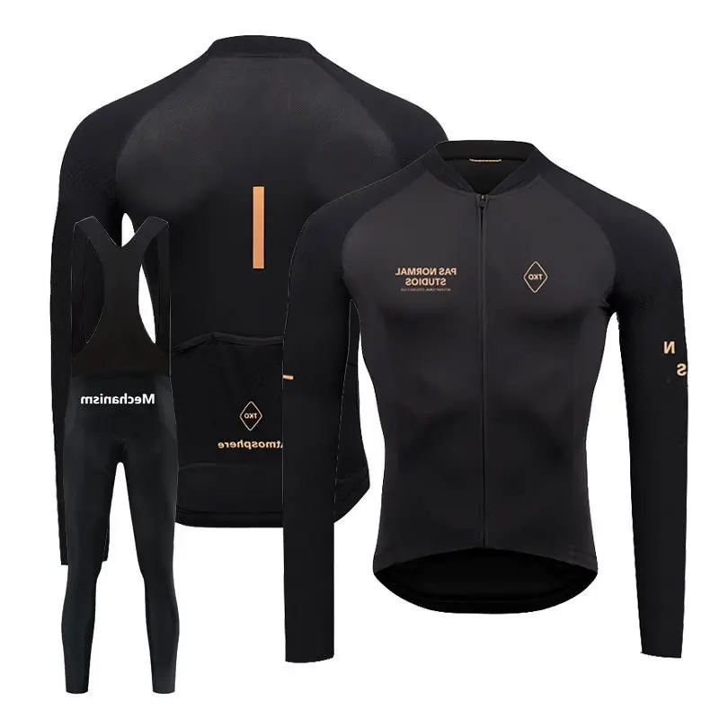 Off-road Long Sleeve Cycling Jersey Spring Autumn Winter Quick-dry Breathable Road Bike Jersey Mountain Bike Jersey Men PNS compression  shirt  muscle boxing  shorts  outfit couple casual unisex womenswear clothes