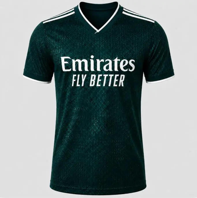 [FULL LOGO] - Unisex Soccer Jersey REAL 2026/27 Away Replica Jersey - Green, Personalization