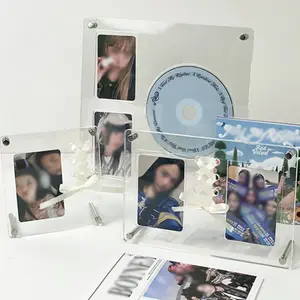 Acrylic Photocard Display Stand for Photocards with Ribbon Details