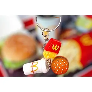 McDonald’s Keychain - Resin with Metal Components, Functional Design, Perfect Gift Idea