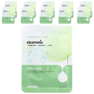 SNP Daily Beauty Mask, Cicaronic, 10 Sheets, 0.67 fl oz (20 ml) Each