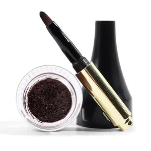 4 Colors Brown Black Eyebrow Cream Enhancers Waterproof Long-lasting Air-cushion Dye Brows Gel Tinted Makeup Liquid Eyebrows Cosmetic Multicolor