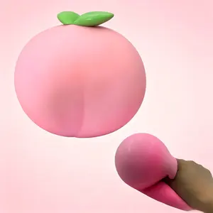 Extra Large Peach Squishy | Giant Stress Ball, Funny Gag Gift, Sensory Fidget Toy for Kids & ADHD Relief