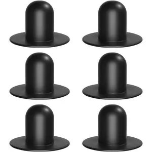 6 count Pool Strainer Wall Plugs for Above Ground Swimming Pools Stopper Replacement Compatible for Intex Bestway Coleman Filter Pump Water Stopper Drainer (Black)