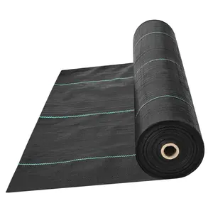 Heavy Duty Weed Barrier Landscape Fabric, Woven Weed Control Fabric for Underlayment, Gardening Ground, Commercial Driveway Weed Block Cover Mat