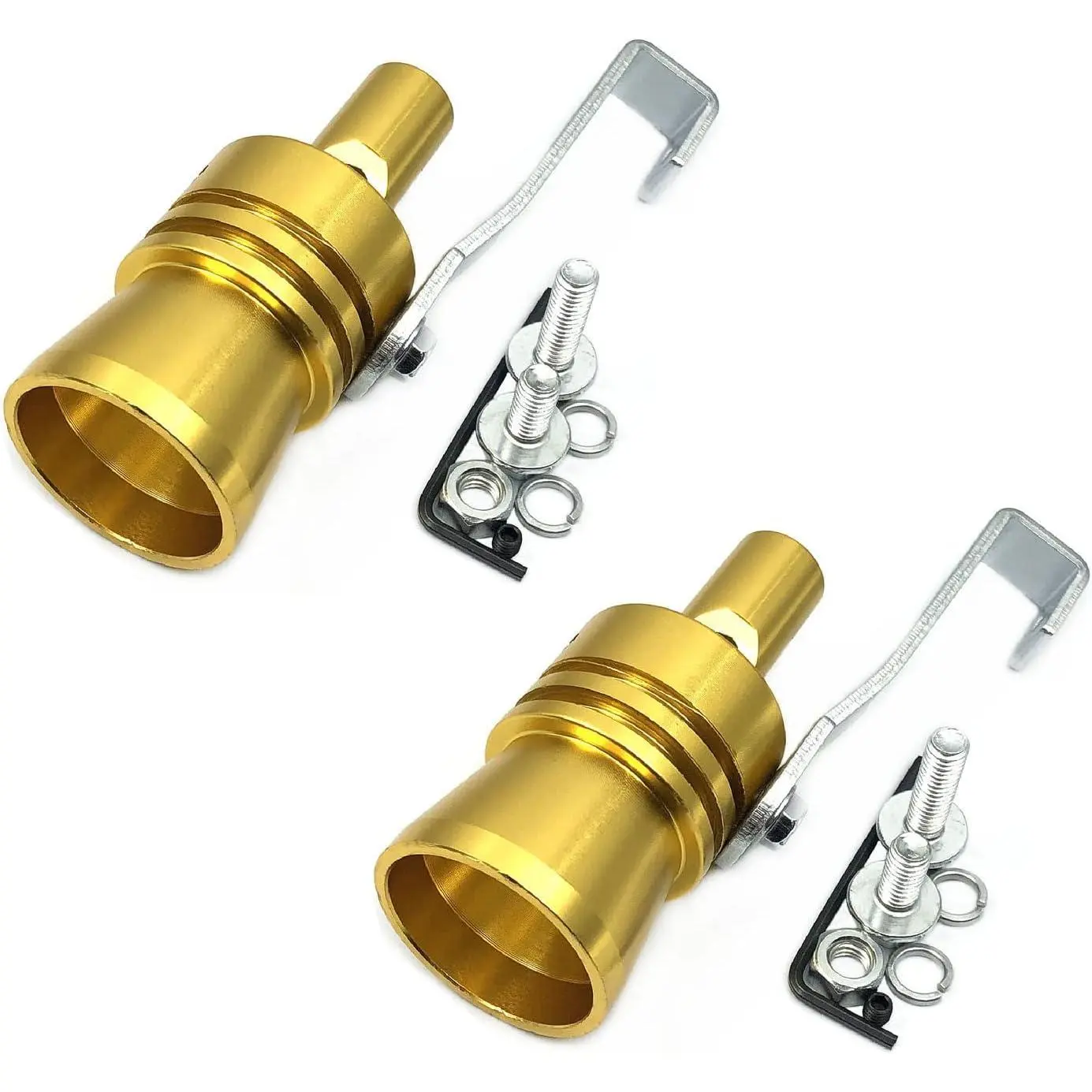GJANSH Turbo Sound Simulator Whistle, Stainless Steel Universal Exhaust Turbo Sound Enhancer for Car, Truck, SUV
