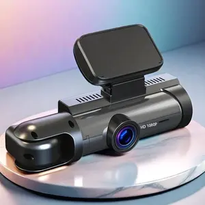 Car DVR with G-sensor, 1080P Car DVR with Dual Camera Recording, Car Video Surveillance with Motion-Detection & 24-hour Parking Monitoring