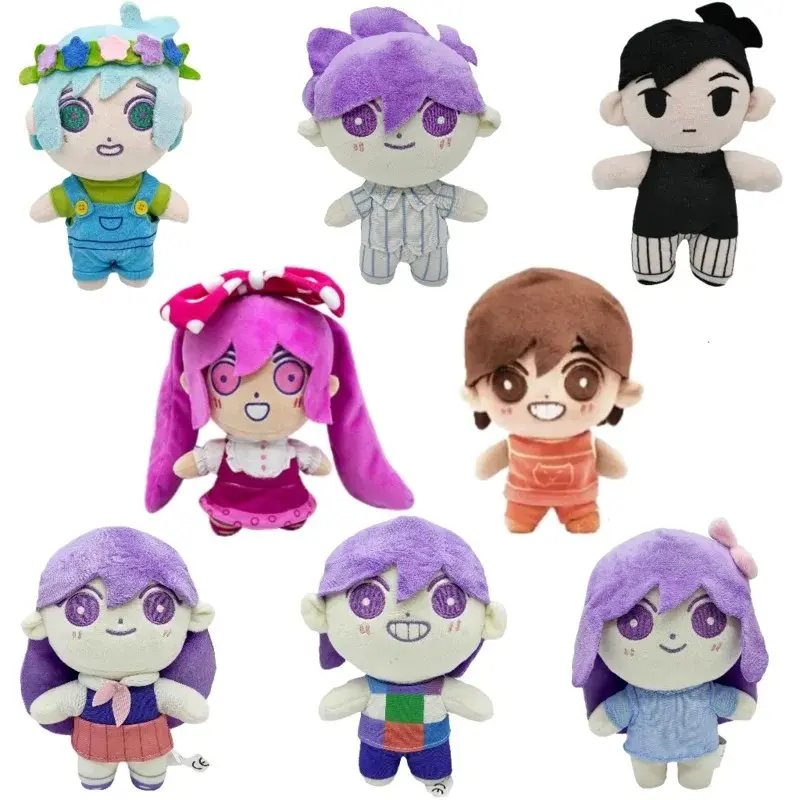 Plush Doll Cartoon Stuffed Pillow Toy Plushies Figure Cute Gifts Omori Cosplay Props Merch Game OMORI Sunny Plush Toys