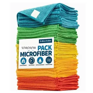 MRD'S HOME Microfiber Cleaning Cloths - Ultra-Absorbent, 1200 Washes, Streak-Free Mirror Shine,