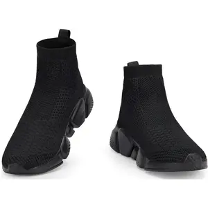 Air summer shoes black mamba trainer training Walking Shoes for Men Lightweight High Top Sneakers Breathable Knit Athletic Running Shoes  Fashion Gym Sports Shoes