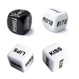 Sm Fun Positioning Toy Set, 16mm Dice Pair, Seductive Game Accessories, Ideal for Couples, Enhance Your Intimate Moments