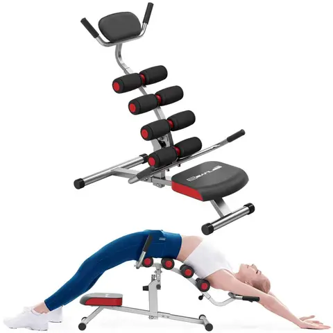 SEANLEECORE Unisex Steel Frame Inversion Table - Ergonomic Home Fitness Equipment, Safe Inversion, No Height Restriction, Adjustable, 350lbs Capacity, Relieve Back Pain, Spinal Decompression, Posture Improvement, Strength Training