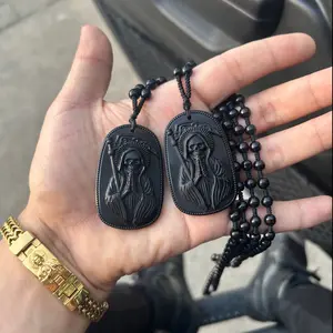 Santa Muerte necklace
