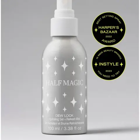 DEW LOCK | Hydrating Setting Spray for Flawless Makeup HALF MAGIC BEAUTY