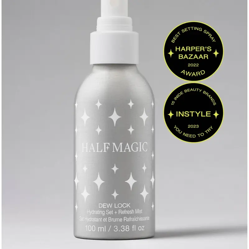 DEW LOCK | Hydrating Setting Spray for Flawless Makeup HALF MAGIC BEAUTY