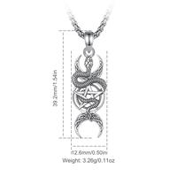 Hecate Snake key with Pentagram