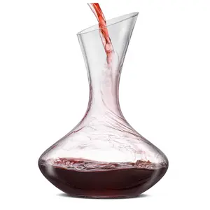 Lancia Red Wine Decanter - Glass Wine Dispenser with Spout