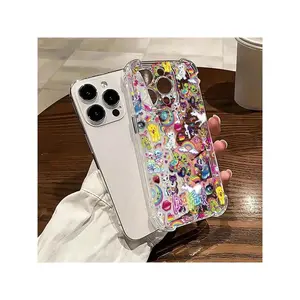 Colorful Mobile Phone Case, Decorated With Playful Animals Suitable for iPhone17/iPhone17 air/iPhone17 pro/iPhone17 pro max/16 Pro Max/15 Pro Max/14 Pro Max/13 Pro Max/12 Pro Max/11 Pro Max , Compatible With Samsung Galaxy Series A54/A53