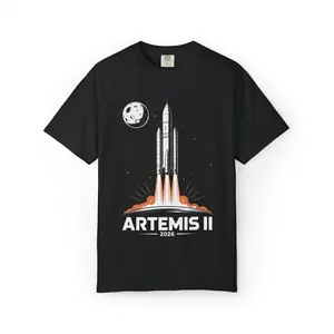 Artemis II Mission 2026 T-Shirt - Celebrating Humanity's Return to the Moon