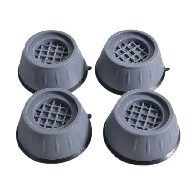 Universal Anti-Vibration Foot Pads, Shock Absorbing Non-Slip Noise Reduction Moisture Proof Refrigerator Mats for Fridge & Washing Machine, Refrigerator Accessories