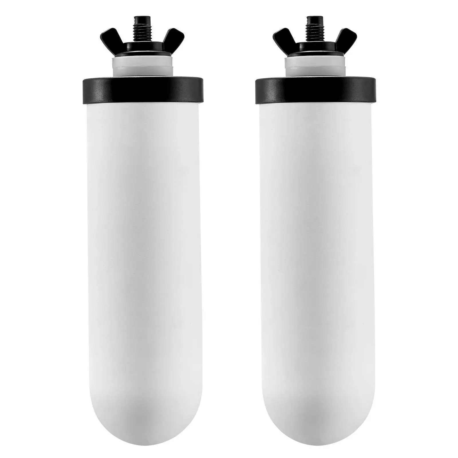 【Summerfinds】VEVOR Water Filters Replacement,  , Purification Elements, Ceramic Replacement Filters, Easy to Replace Water Filter, Gravity Water Filter System, Compatible with Most Brands, Pack of 2, White
