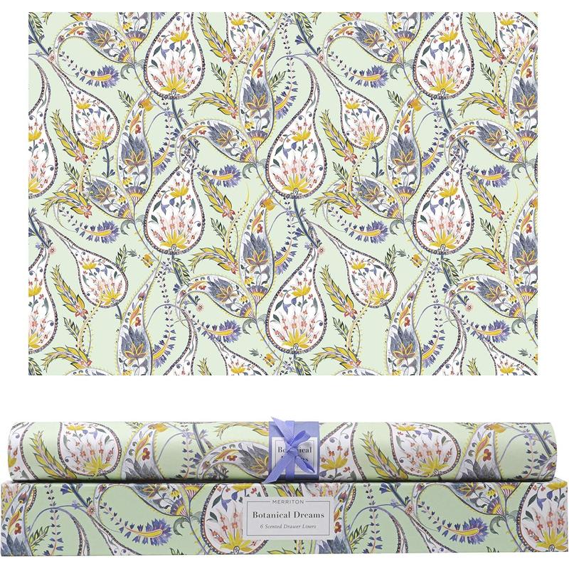 Scented Drawer Liners for Dresser Fragrant Paper Liner for Drawers Cabinet Shelf Linen Closet and Kitchen Scent Liners Non Adhesive (Botanical Dreams)