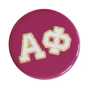Alpha Phi Varsity Letter Sorority Button