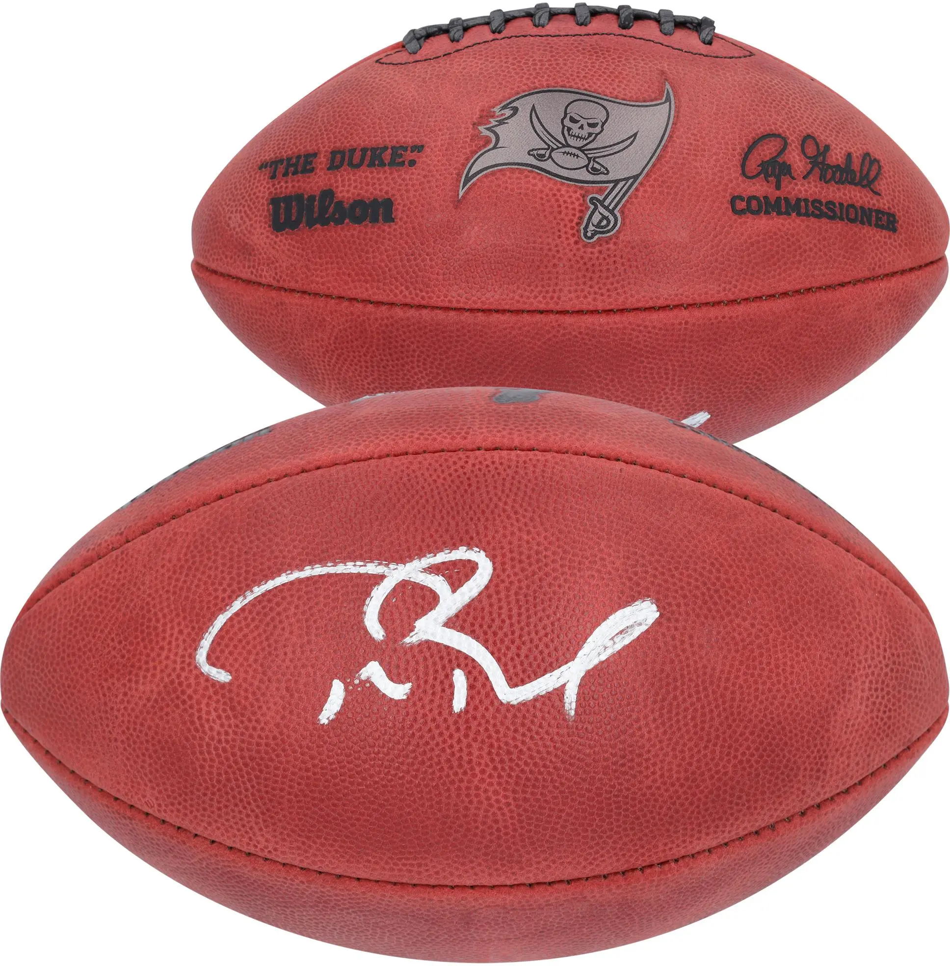 Tom Brady Tampa Bay Buccaneers Autographed Metallic Duke Pro Football - Fanatics Authentic Certified