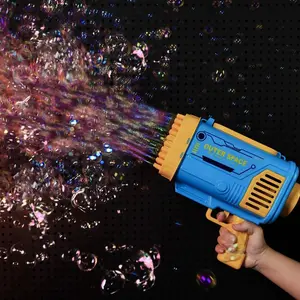 80-hole Space Bubble Gun, 1 Set Outdoor Bubble Making Toy, Bubble Toy for Party, Birthday Gift for Boys & Girls, Outdoor Toy