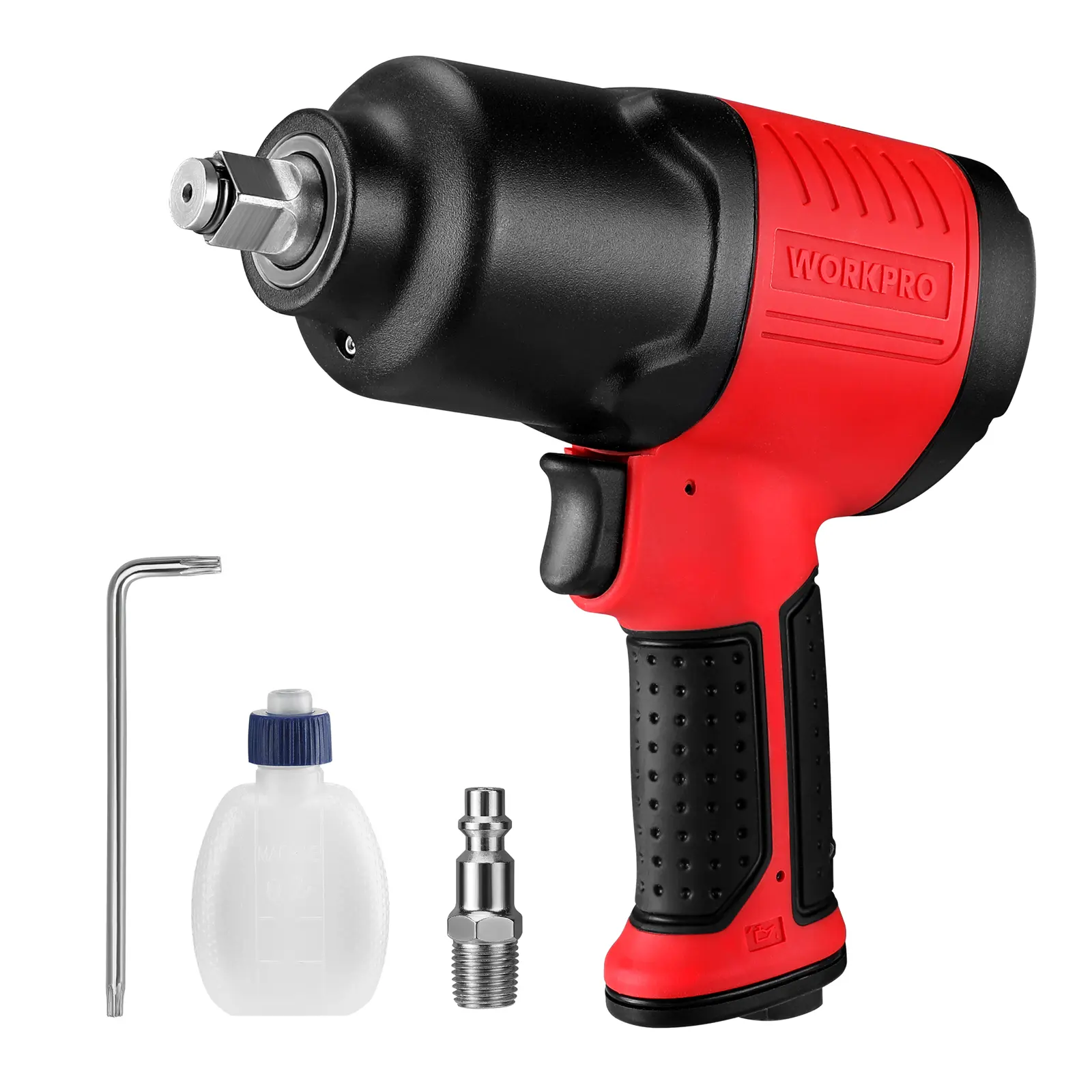 #summersale WORKPRO 1/2-Inch Air Impact Wrench, Ergonomic Design, Powerful Torque, Wide Application