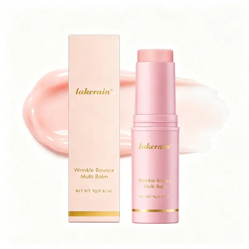 Wrinkle Bounce Multi Balm Stick | Lakerain Hydrating Multi-Use Skin Balm For Dry Skin, Face, Lips & Neck, Smooth Fine Lines
