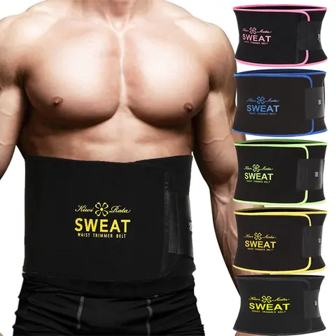 CATTIBOR Fitness Waist Trainer Belt - Workout Accessories, Unisex Sport Waist Slimmer for Running, Gym Training, 5 Color Options Shapewear