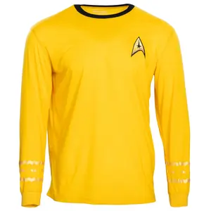 Star Trek Long Sleeve Halloween Costume T-shirt - Commander, Medical Sciences and Engineering