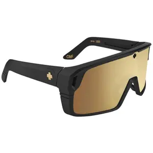 Spy MONOLITH Sunglasses - Soft Matte Black / CLUB MIDNITE Gold Spectra Lens