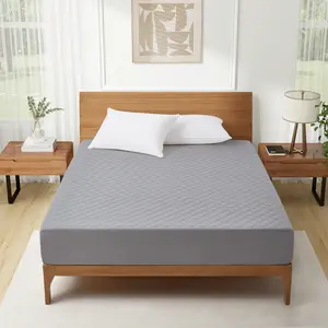 PEACENEST Waterproof Quilted Mattress Protector - Durable & Breathable Mattress Cover for All Seasons