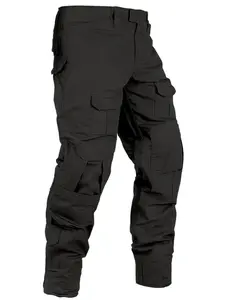 Camo Cargo Pants for Men - Outdoor Hiking Ripstop Work Pants with Multi Pockets - No Belt, No Kneepad