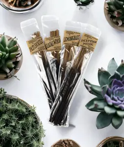 Incense Sticks Hand Dipped Long-lasting Slow burning meditate new age. bamboo stick natural resins clean oils and scent