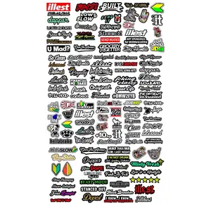 120+ JDM Drifting Racing Funny Wholesale Pack Lot of Vinyl Sticker Decals - Model: 927489
