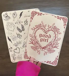 Vintage Good Girl/ Doodle Bundle Kindle Case Insert / booktok/ bookish merch/ clear case insert/ edgy/ doodles/ dark romance/ romance