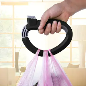 Grocery Bag Handle Carrier, Portable Shopping Bag Handle, Food Bag Carrier, Kitchen Storage and Organization Supplies, 1 Count/2 Counts