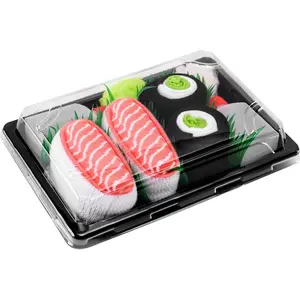 Sushi Socks - Men'S Women'S - Sushi Socks Box Salmon Cucumber Maki Funny Fun - 2 Pairs Does Not Apply
