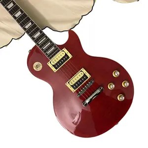 Vibrant Red Flame Maple top lp guitar H-H pickup rosewood fingerboard