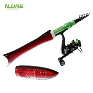 Lightweight Fishing Rod Reel Combo Set – 1.6M Telescopic Pole for Freshwater Fishing