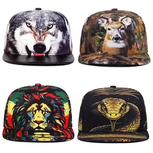 Animal series pattern printing Men's baseball cap Adjustable fashionable high-quality Hip hop hat