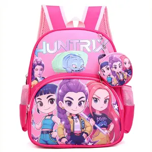 New 3D K-pop girl group style cartoon backpack – a must-have for back to school. This spacious children's travel backpack is perfect for school, outdoor activities, and travel.