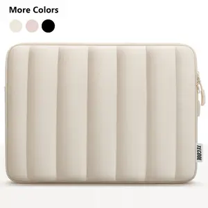 13-16 inch Puffy Laptop Sleeve Case for MacBook Neo, Macbook Air 13/15, MacBook Pro 13 14 15 16 and 13-16 Inch HP/Dell/Asus/Lenovo Laptops, Soft Protective Laptop Bag Cover Quilted Bag, Laptop Computer Bag
